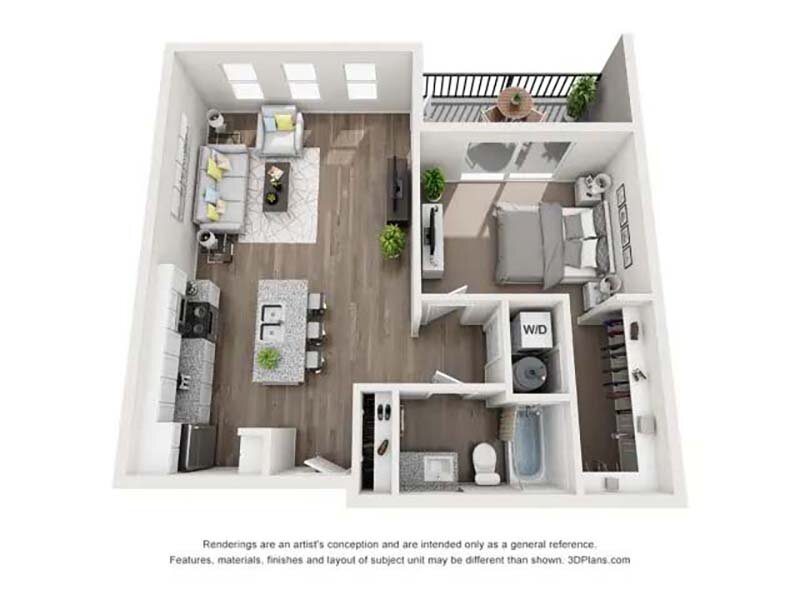 City View St. George Apartments Floor Plan The Woodward