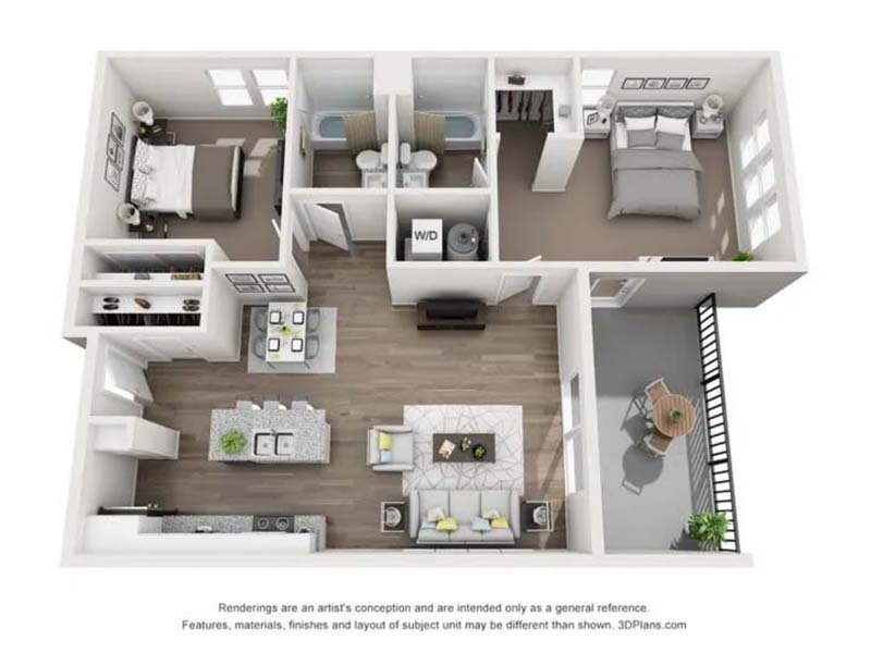 City View St. George Apartments Floor Plan The Electric
