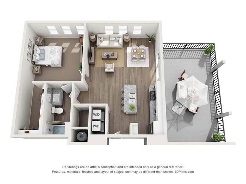City View St. George Apartments Floor Plan The Dixie