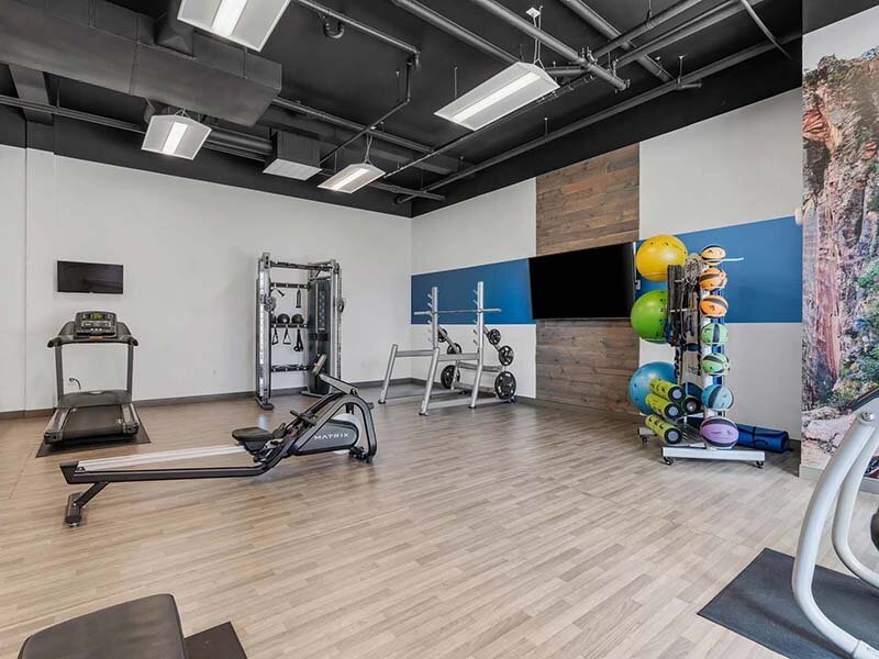 Community Exercise Center with Exercise Equipment | City View St. George