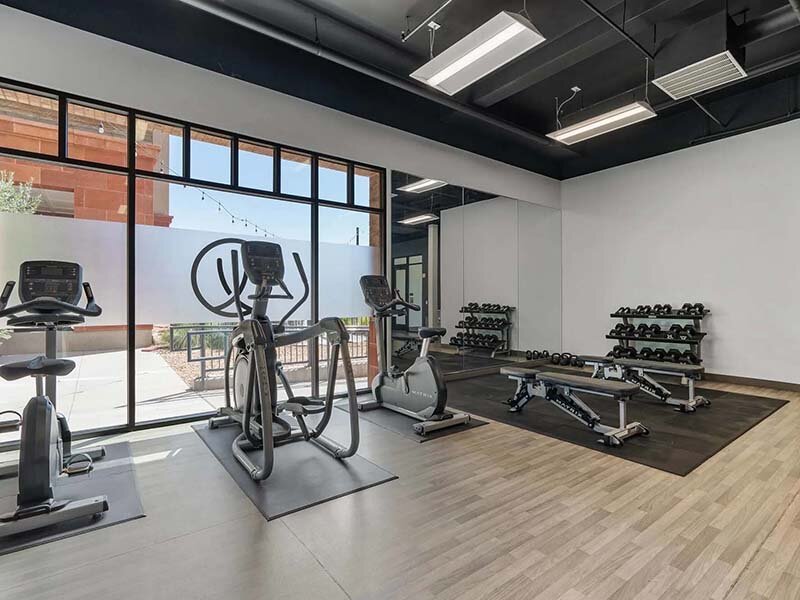 Community Fitness Center on Wood Style Flooring | City View St. George