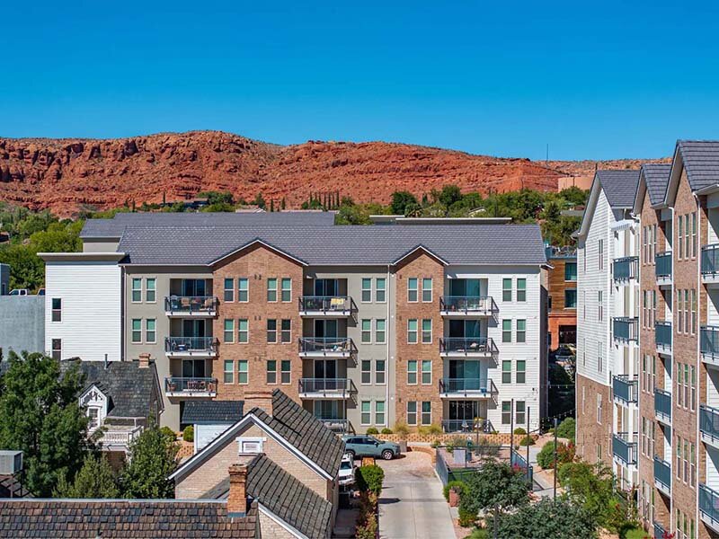 Aerial View of Apartmnet Complex | City View St. George