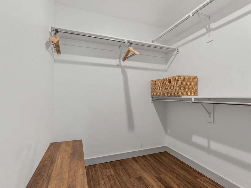 Apartment Closet with Shelves | City View St. George