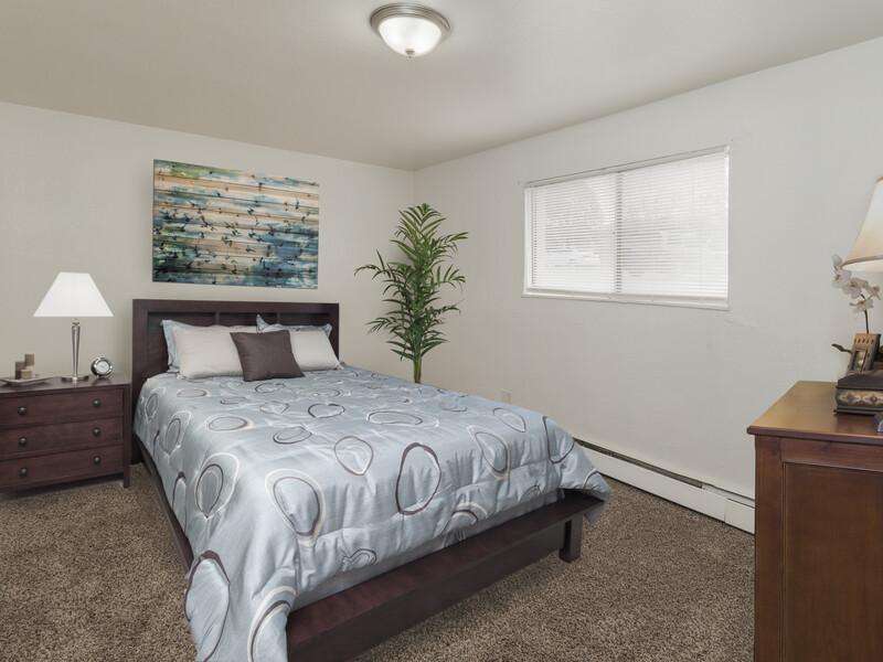 Furnished Bedroom | The Springs Apartments in Colorado Springs, CO