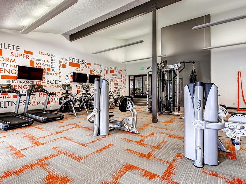 Resident Fitness Center | 3300 Tamarac Apartments in Denver CO