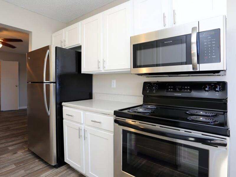 Renovated Kitchen | 3300 Tamarac Apartments For Rent In Denver CO
