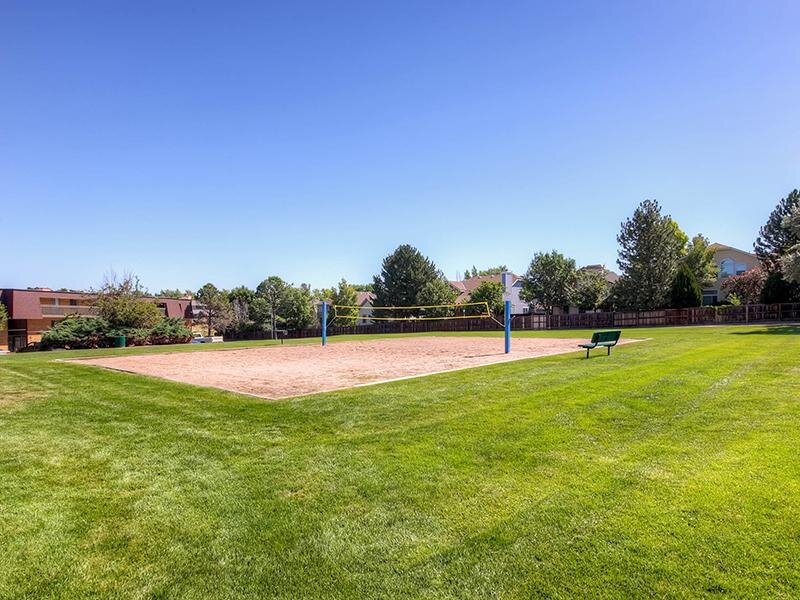 Volleyball Court |  3300 Tamarac Denver Apartments 