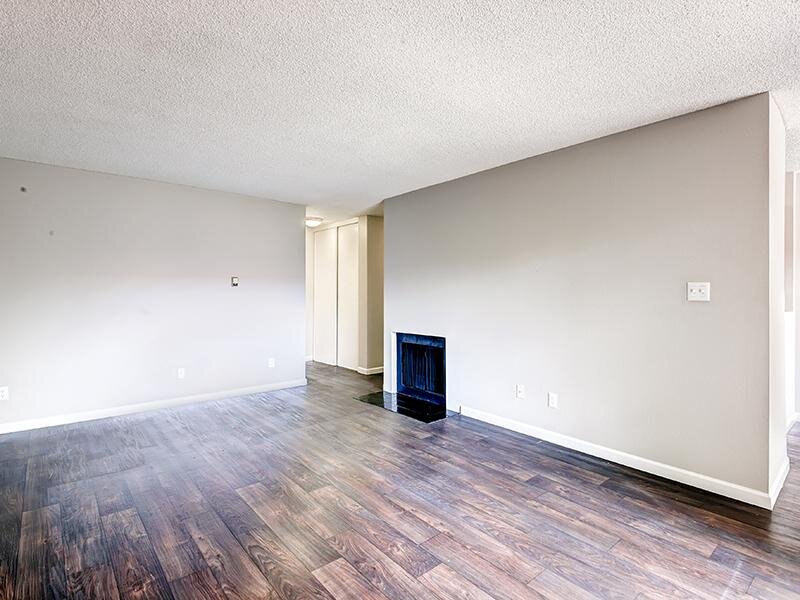 Living Room | Tamarac Village Apartments Denver Colorado