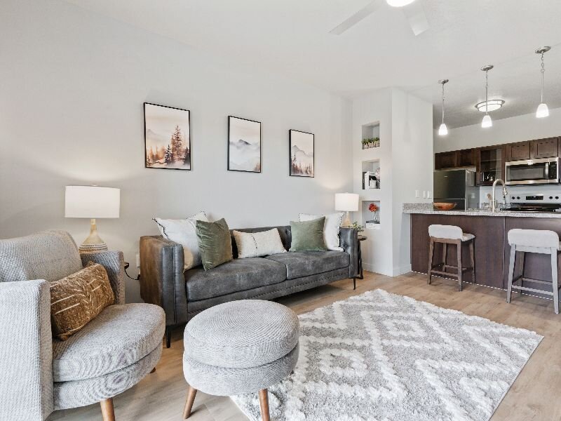 Model Living Room | Wilmington Flats