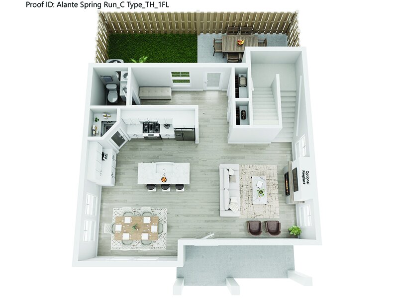 Alante Spring Run Apartments Floor Plan Koenig 1