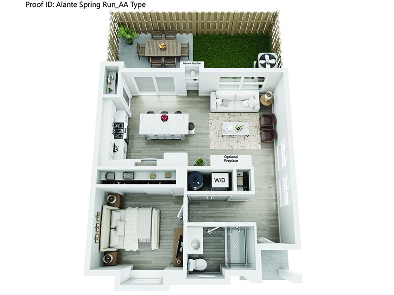 Alante Spring Run Apartments Floor Plan Kindred