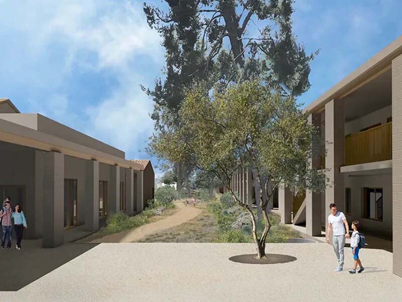 Exterior View of Apartment Complex Rendering | St. Michaels