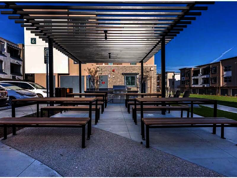 Outdoor Seating with Open Pavilion | Monamos Terrace