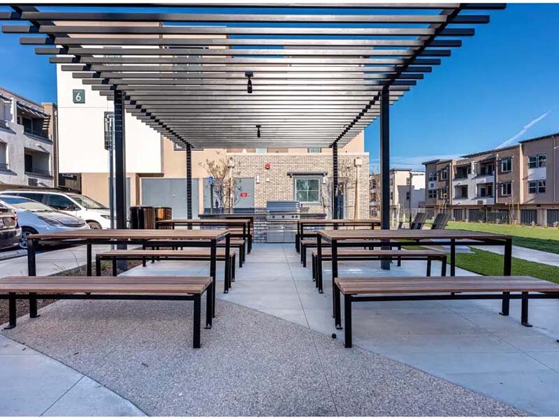 Outdoor Seating with Open Pavilion | Monamos Terrace