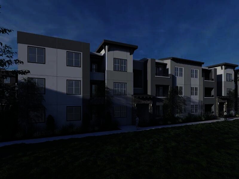 Apartment Complex Rendering with Views of Property | Monamos Terrace