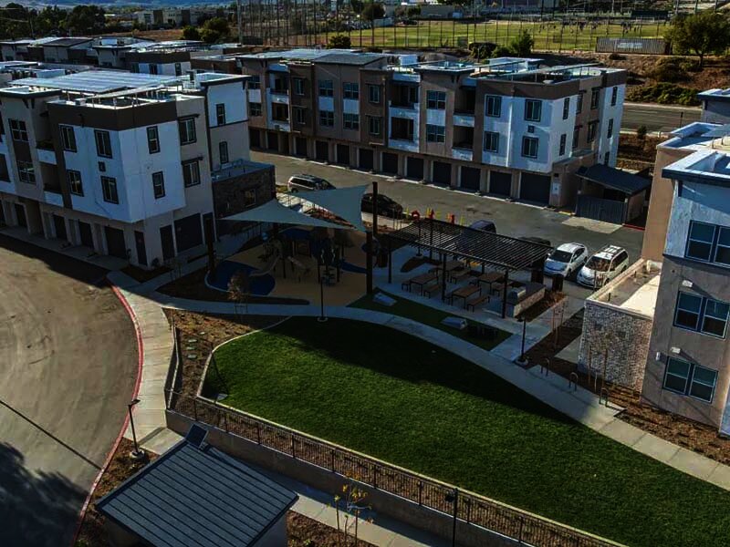 Exterior Apartment View | Monamos Terrace