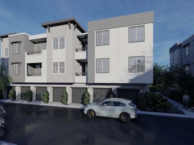 Rendering of Apartment Complex Exterior | Monamos Terrace