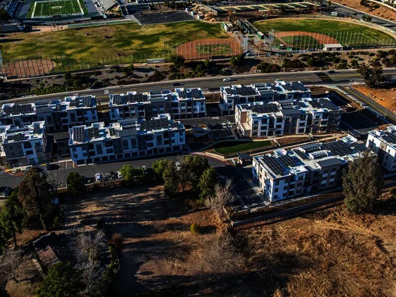 Aerial View of Apartment Property | Monamos Terrace