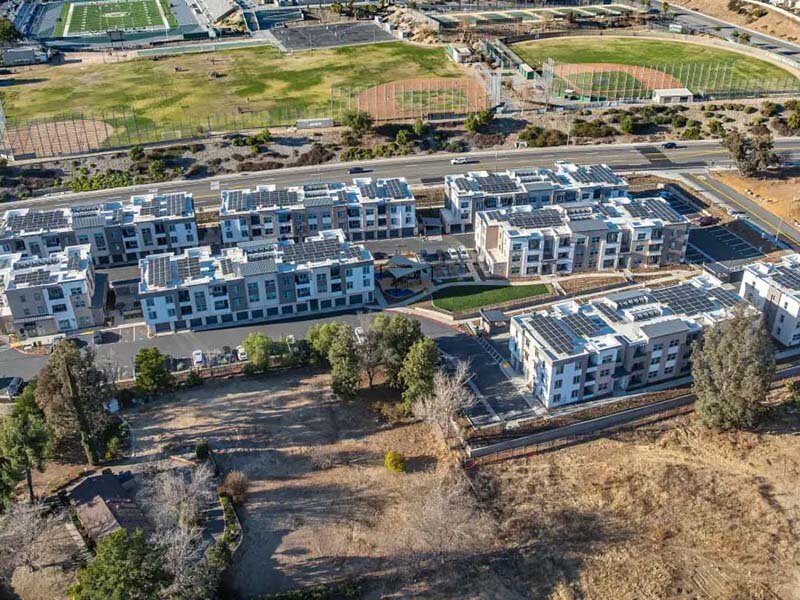 Aerial View of Apartment Property | Monamos Terrace