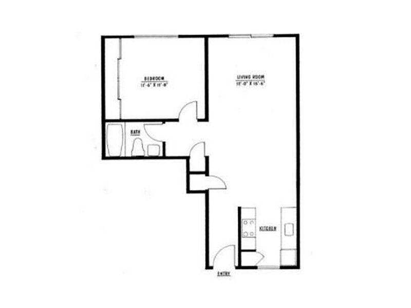 1 Bed 1 Bath