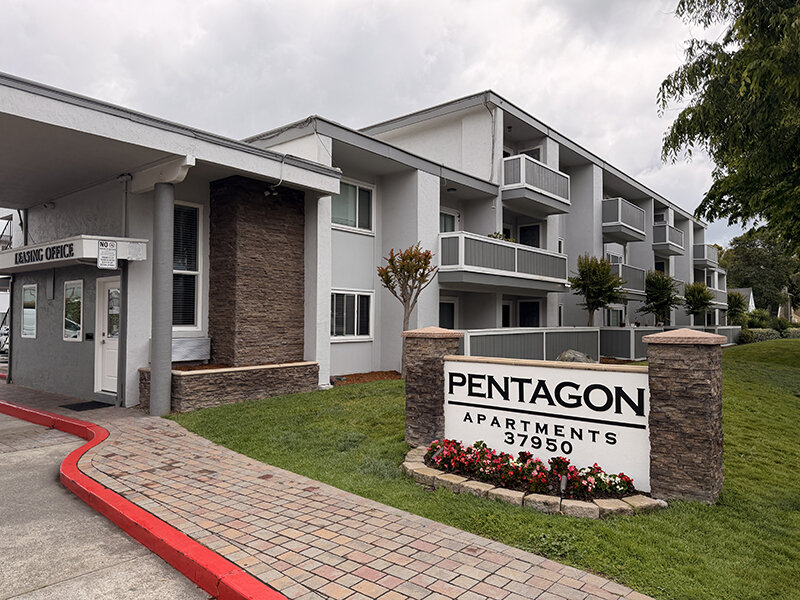 Exterior View of Apartment Complex | Pentagon