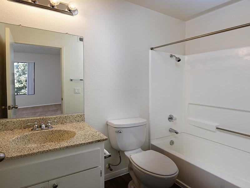 Bathroom | Estancia Apartments in Ontario, Ca
