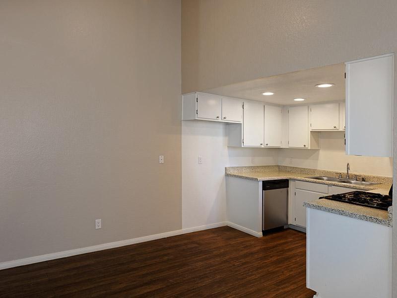 Kitchen and Dining Area | Estancia Apartments in Ontario, Ca