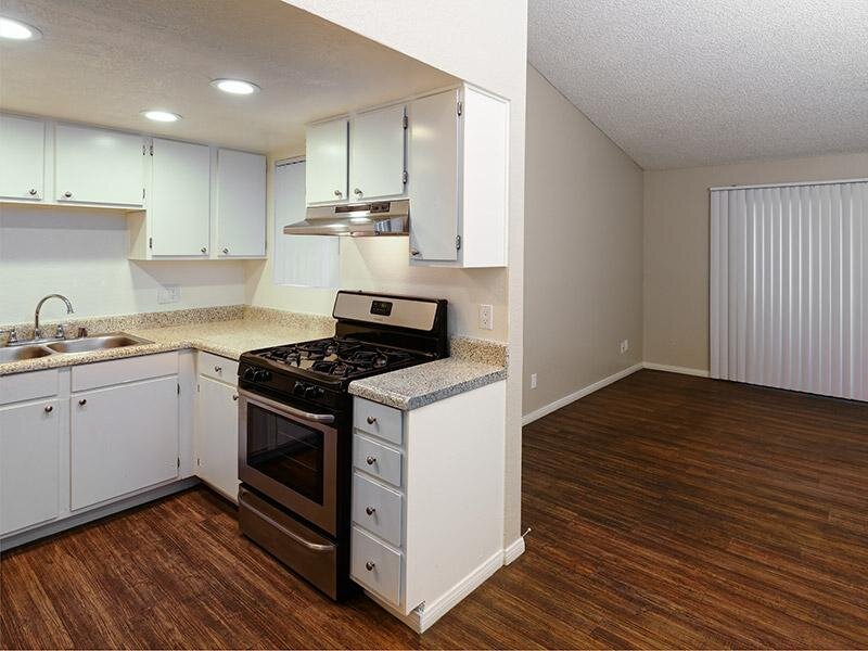 Kitchen and Living Room | Estancia Apartments