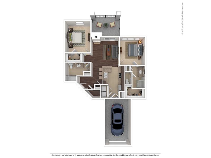 The Highlands at Red Hawk Apartments Floor Plan Barbary