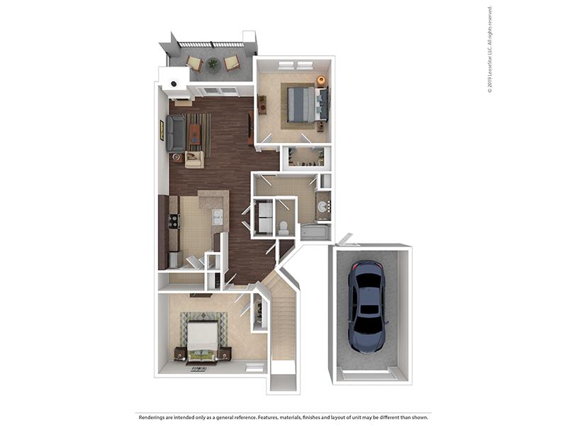 The Highlands at Red Hawk Apartments Floor Plan Harrier