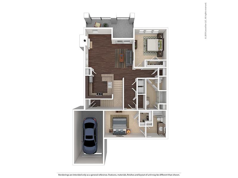 The Highlands at Red Hawk Apartments Floor Plan Osprey