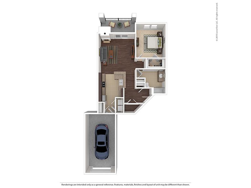 The Highlands at Red Hawk Apartments Floor Plan Thrush