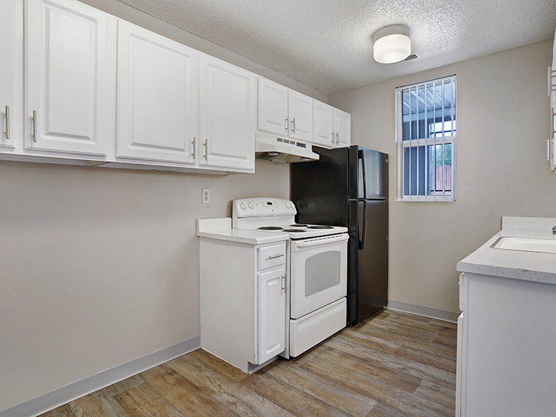 Kitchen with White Cabinatery | Sienna Place