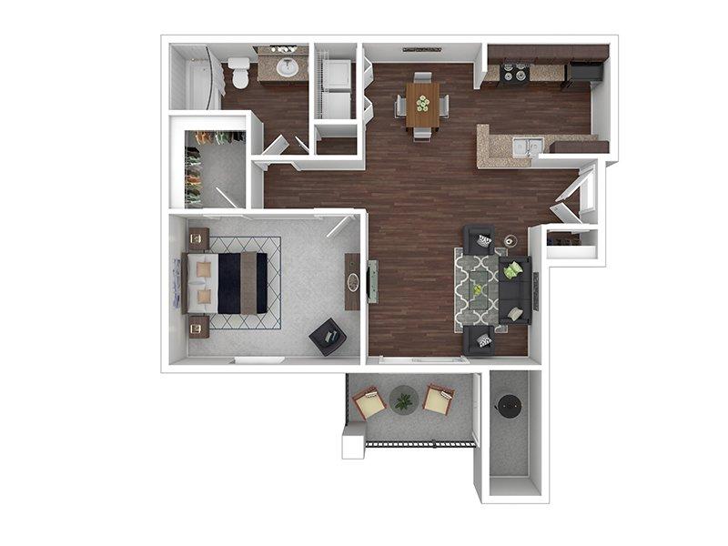 Echo Ridge at North Hills Apartments Floor Plan A1