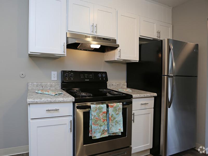 Kitchen | Forest Cove Apartments in Denver CO