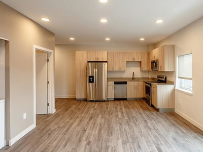 2 Bedroom | Living Room and Kitchen | 927 sq ft