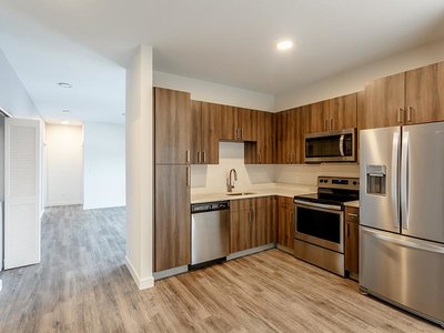 2 Bedroom | Kitchen and Hallway | 1130 sq ft