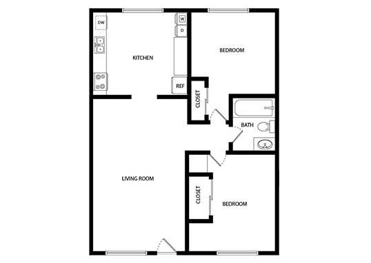 The Outpost on Yukon Floorplan Image