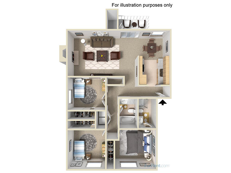 Three Bedroom / Two Bath