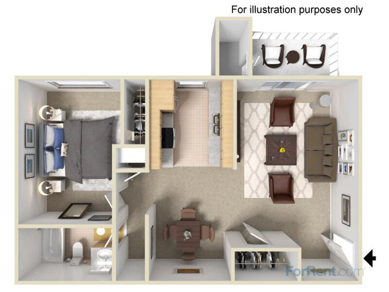 One Bedroom / One Bath