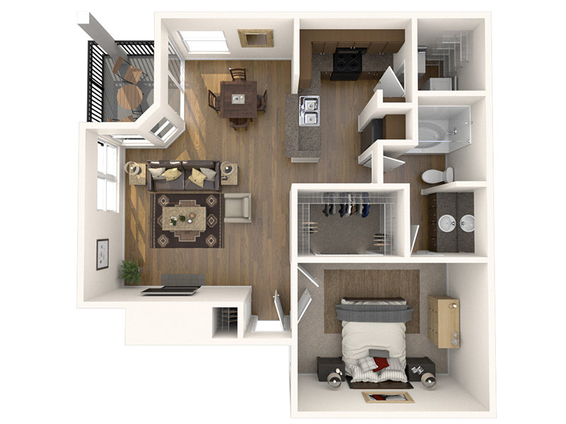 View floor plan image of The La jolla apartment available now
