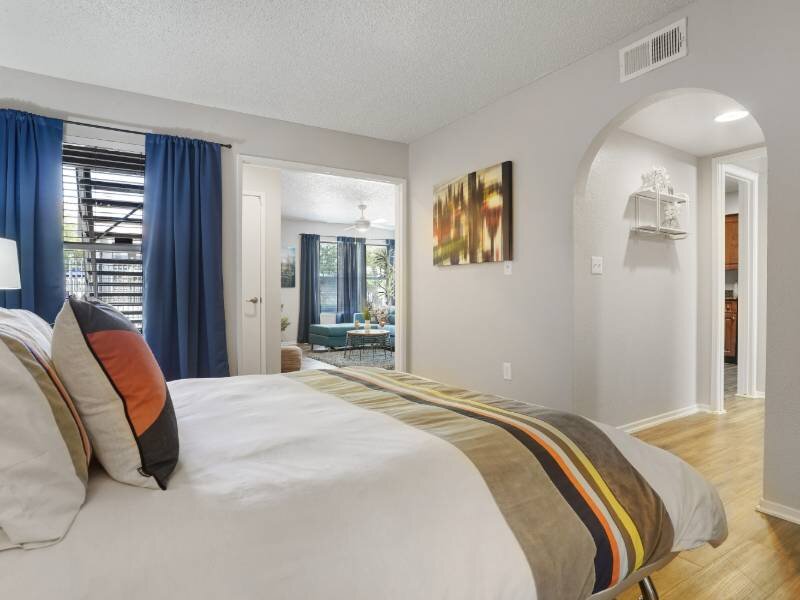 Bedroom | Towers at Tropicana Apartments