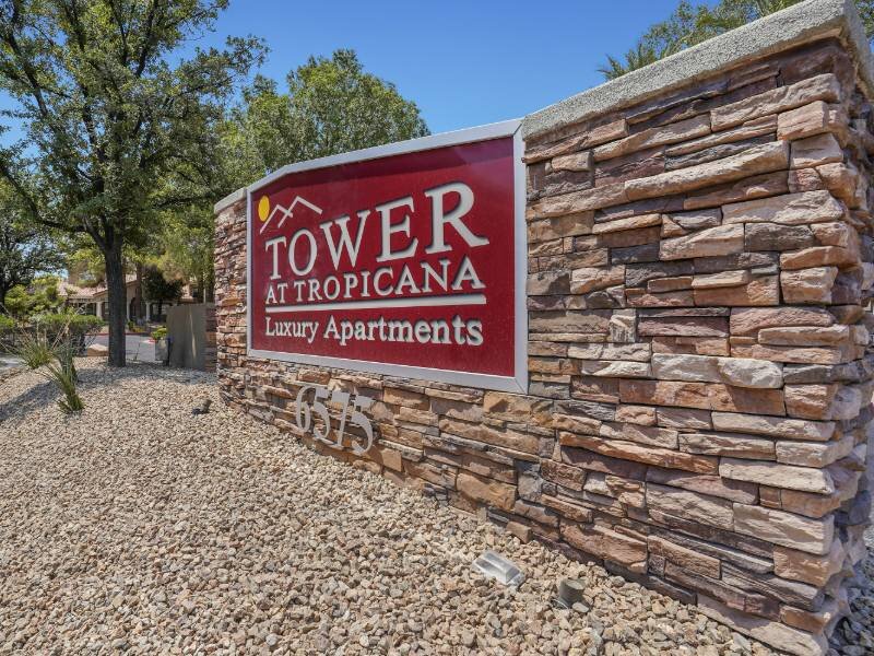 Monument Sign | Towers at Tropicana