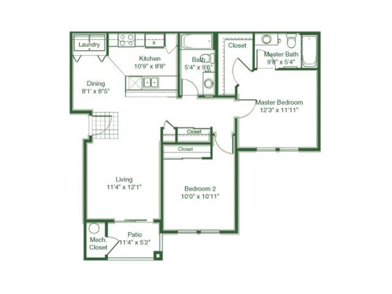 2 Bedroom 2 Bathroom
