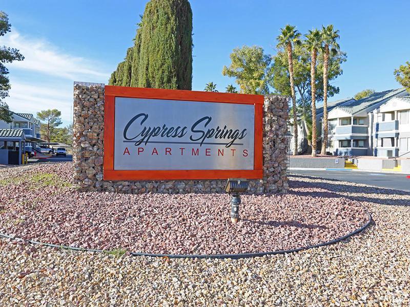 Welcome Sign | Cypress Springs in Las Vegas