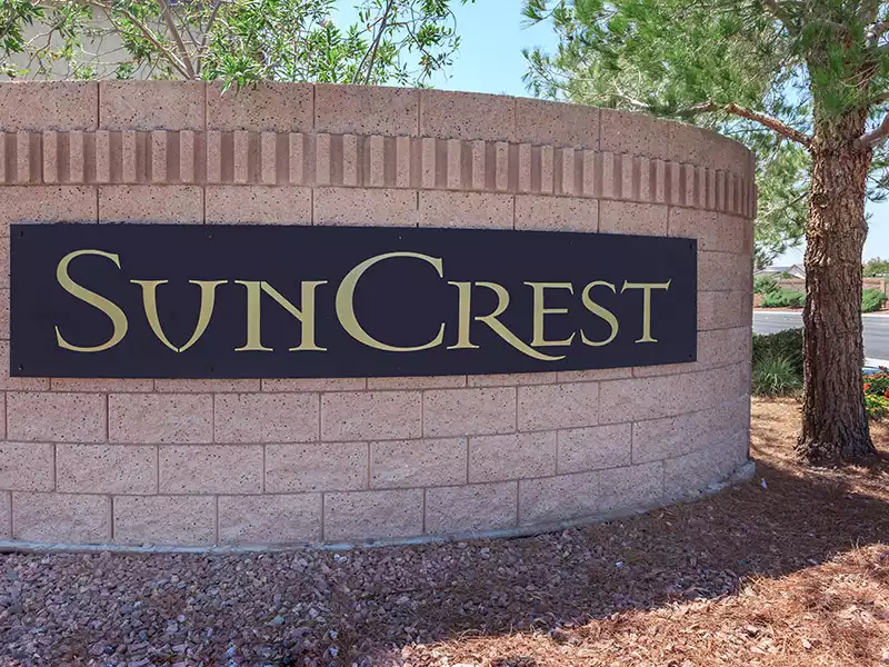 Monument Sign | Suncrest Townhomes in Las Vegas, NV
