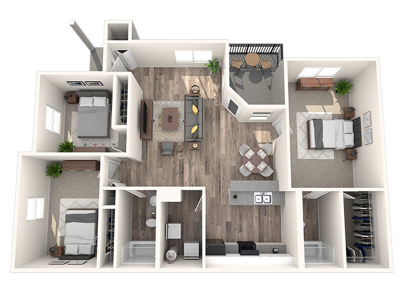 3 Bedroom 2 Bath