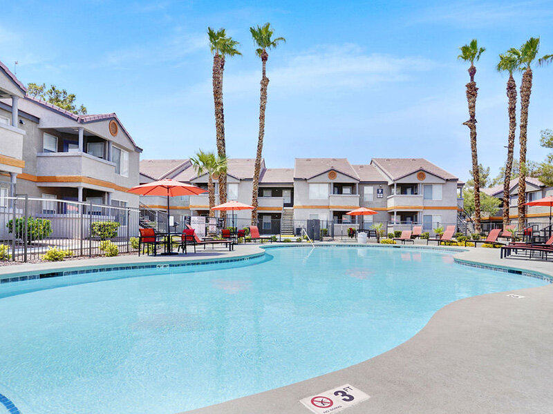 Spacious Exterior Pool | 20 Fifty One Apartments