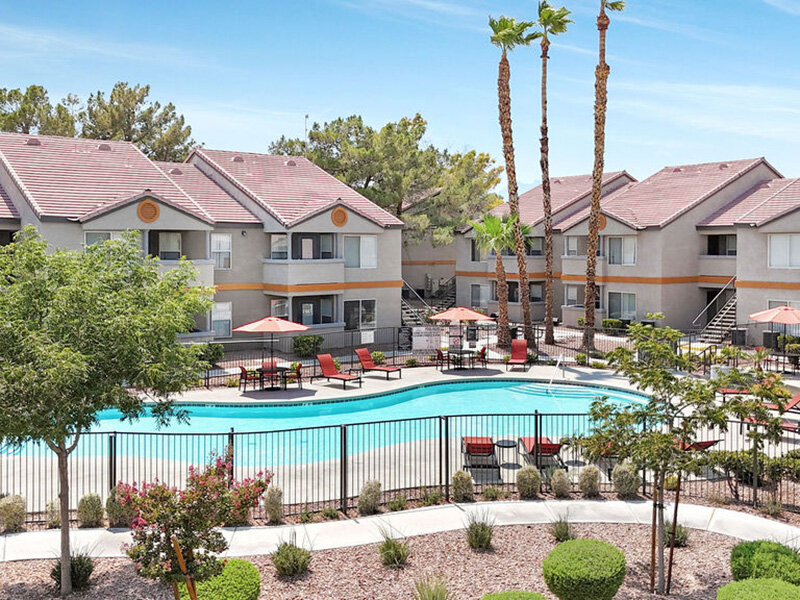 Aerial Pool | 20 Fifty One Apartments