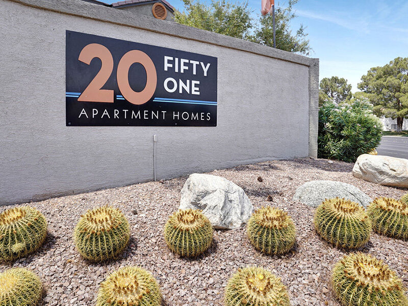 Apartment Sign | 20 Fifty One Apartments